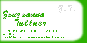 zsuzsanna tullner business card